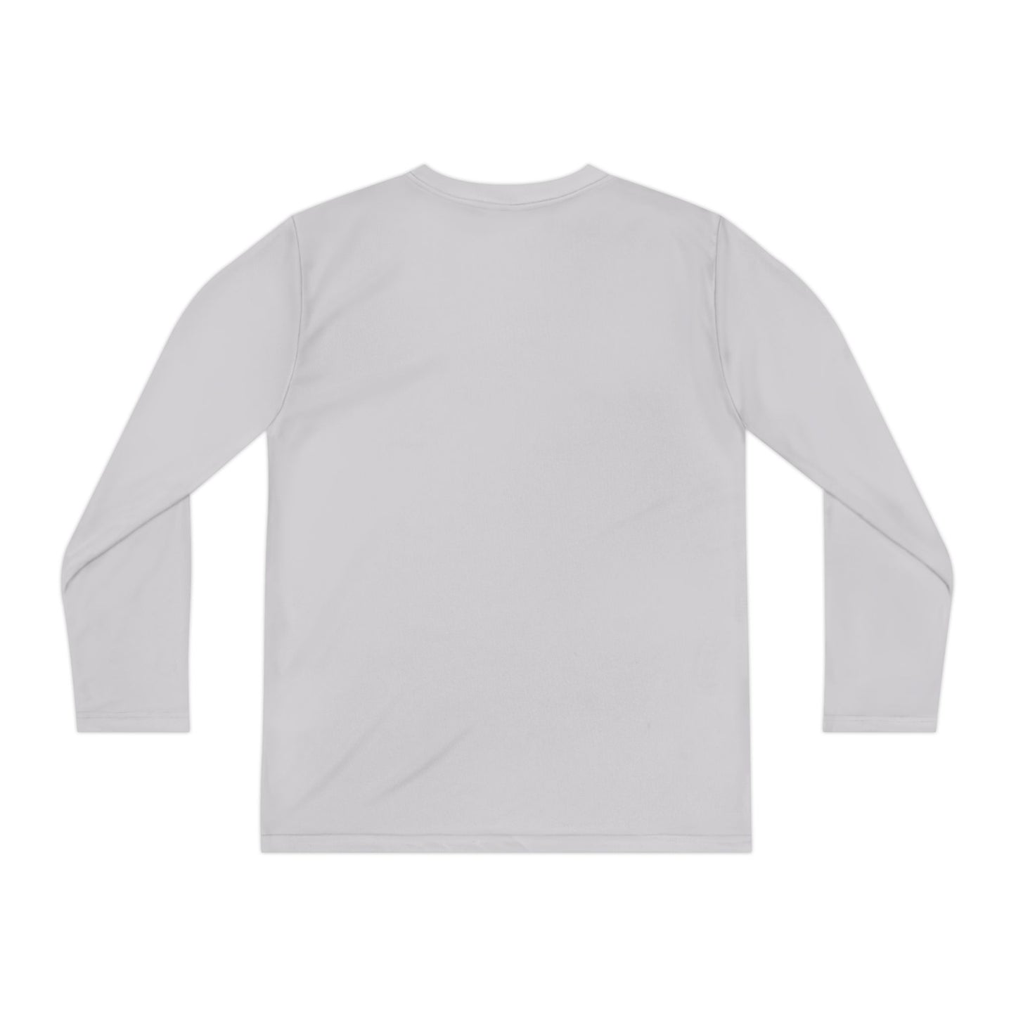 Youth Long Sleeve 100% Moisture-Wicking Shirt with White Cross