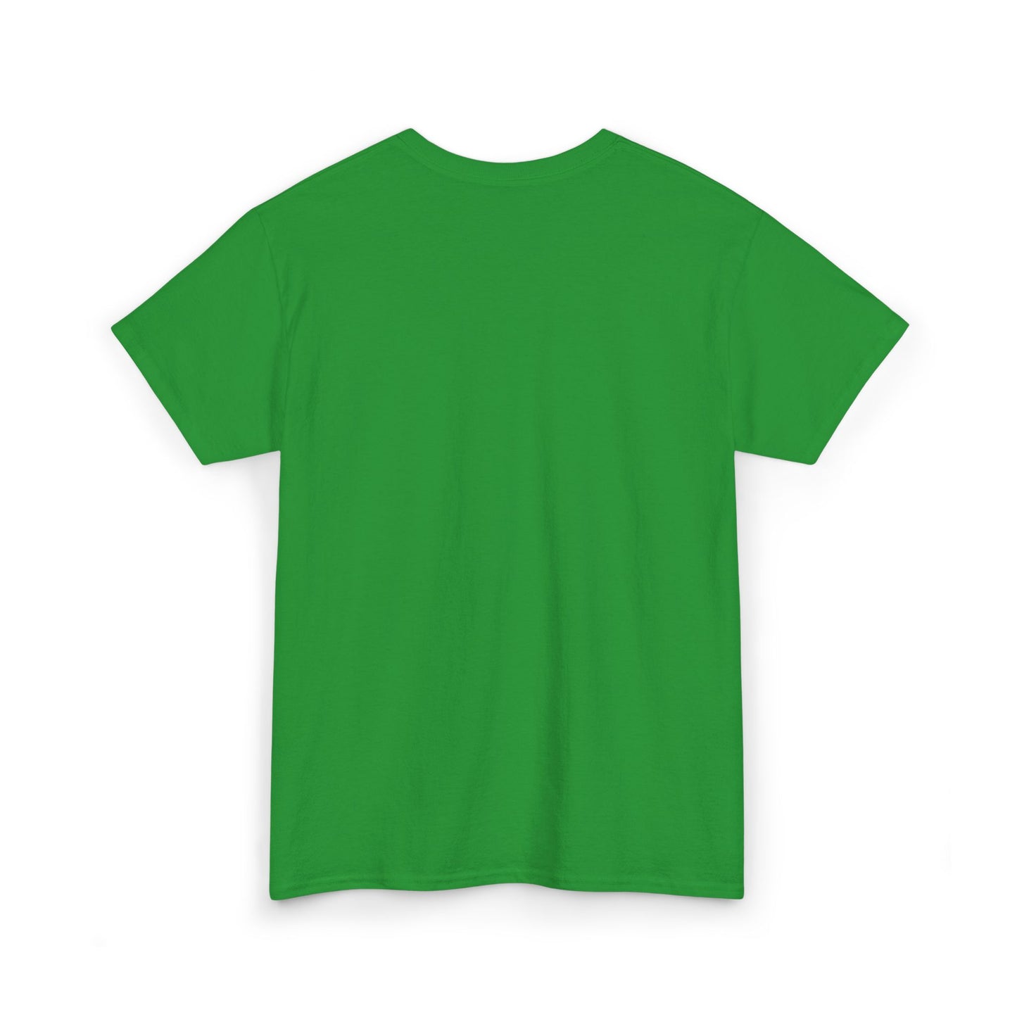 Unisex Heavy Cotton Tee with White Cross (Embroidered)