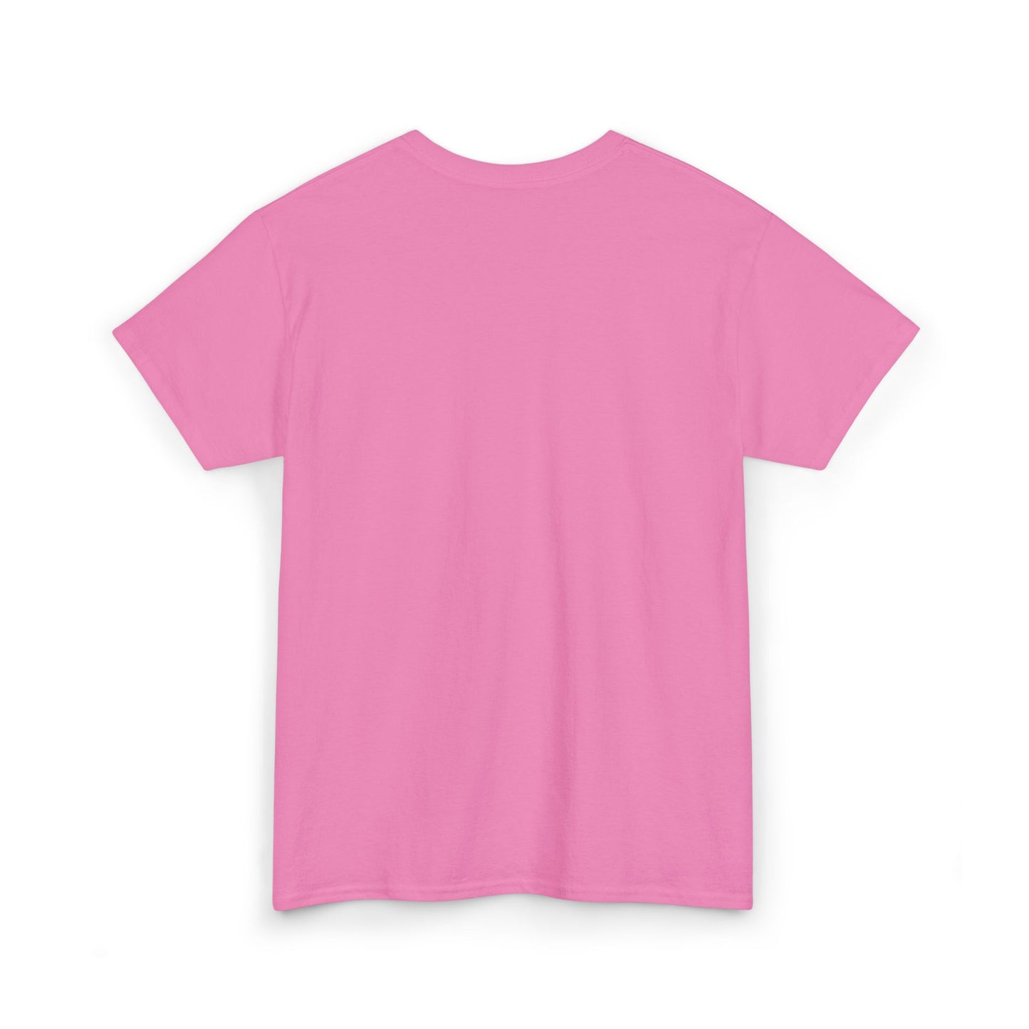 Unisex Heavy Cotton Tee with White Cross (Embroidered)
