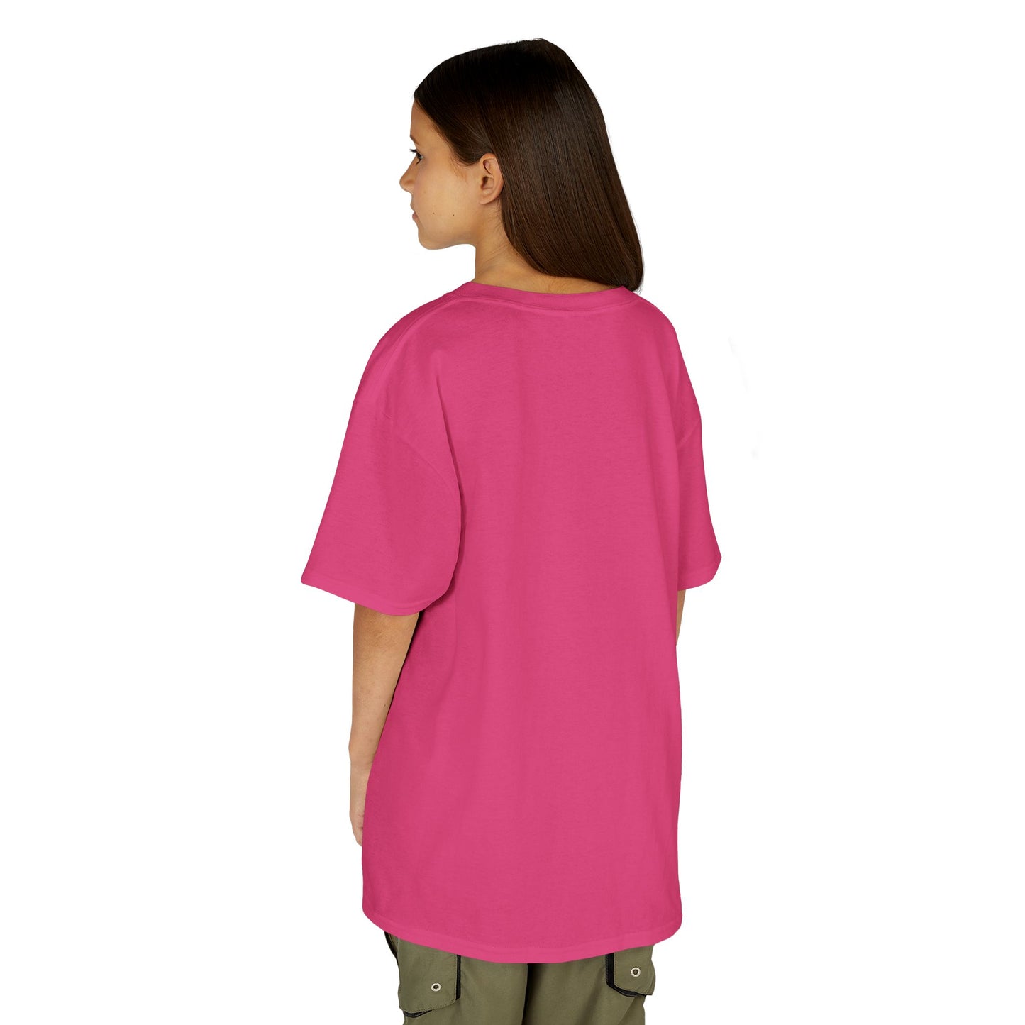 Kids Simple Christian T-Shirt with Black Cross (Gildan Product)