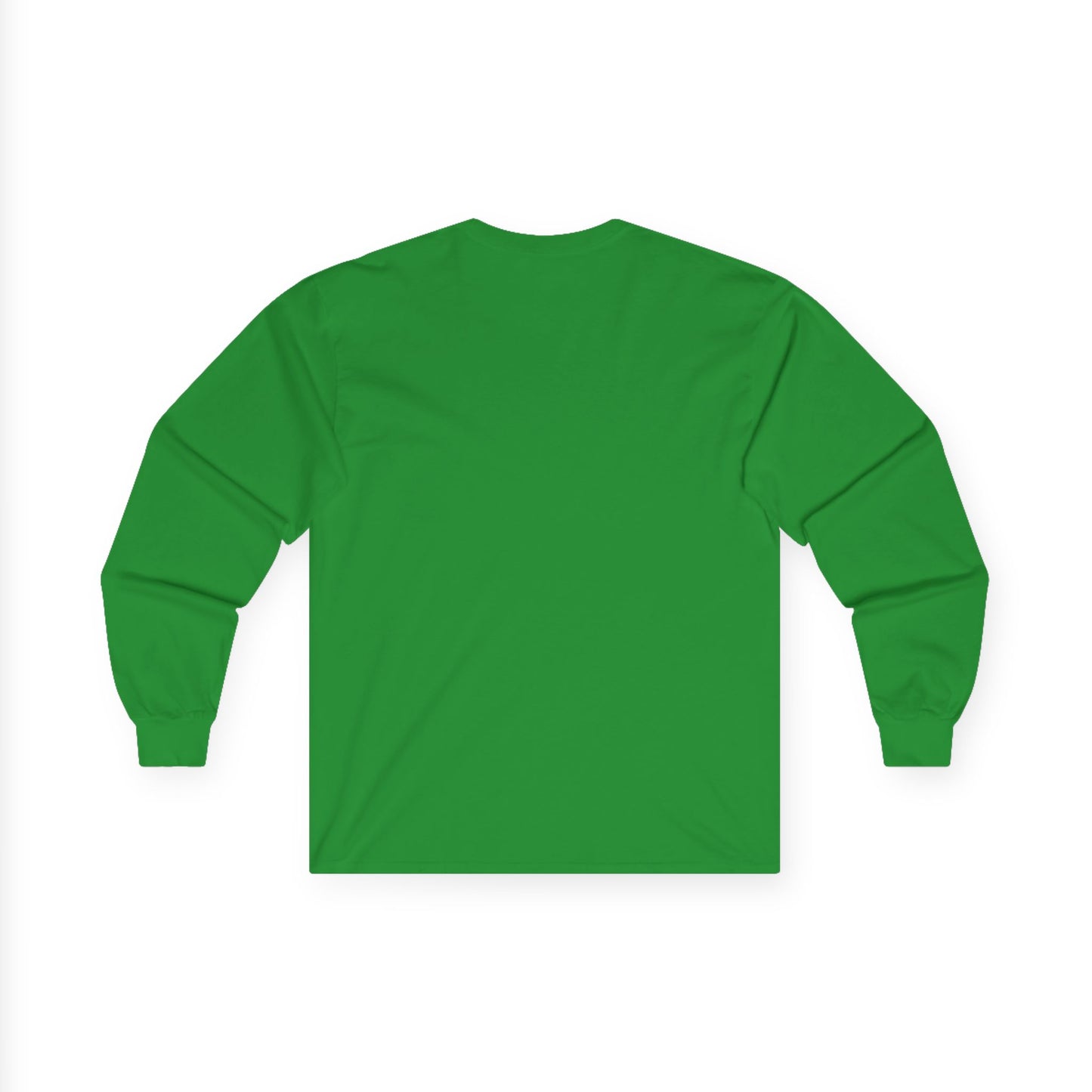 Unisex 100% Cotton Long Sleeve Tee with Black Cross