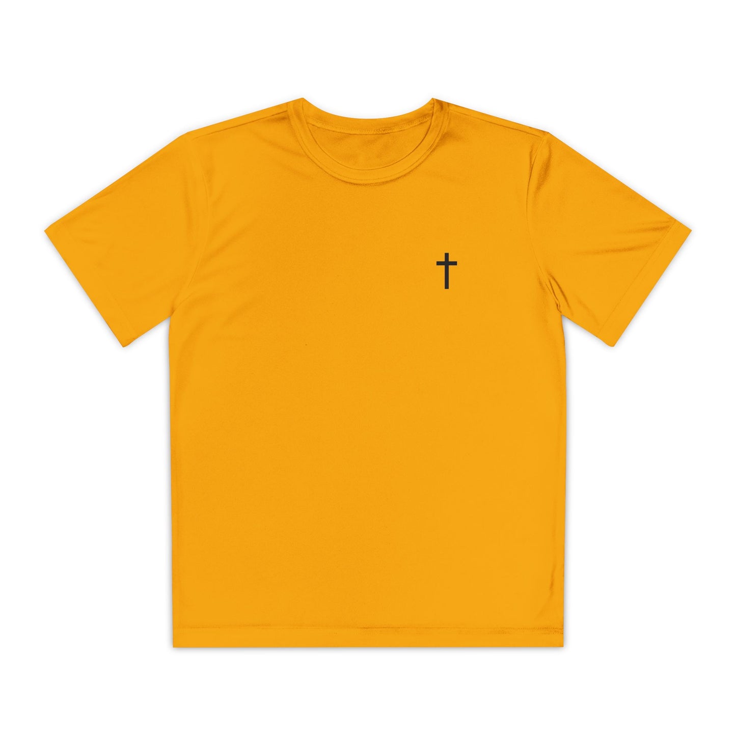 Youth Sport-Tek Tee with Black Cross