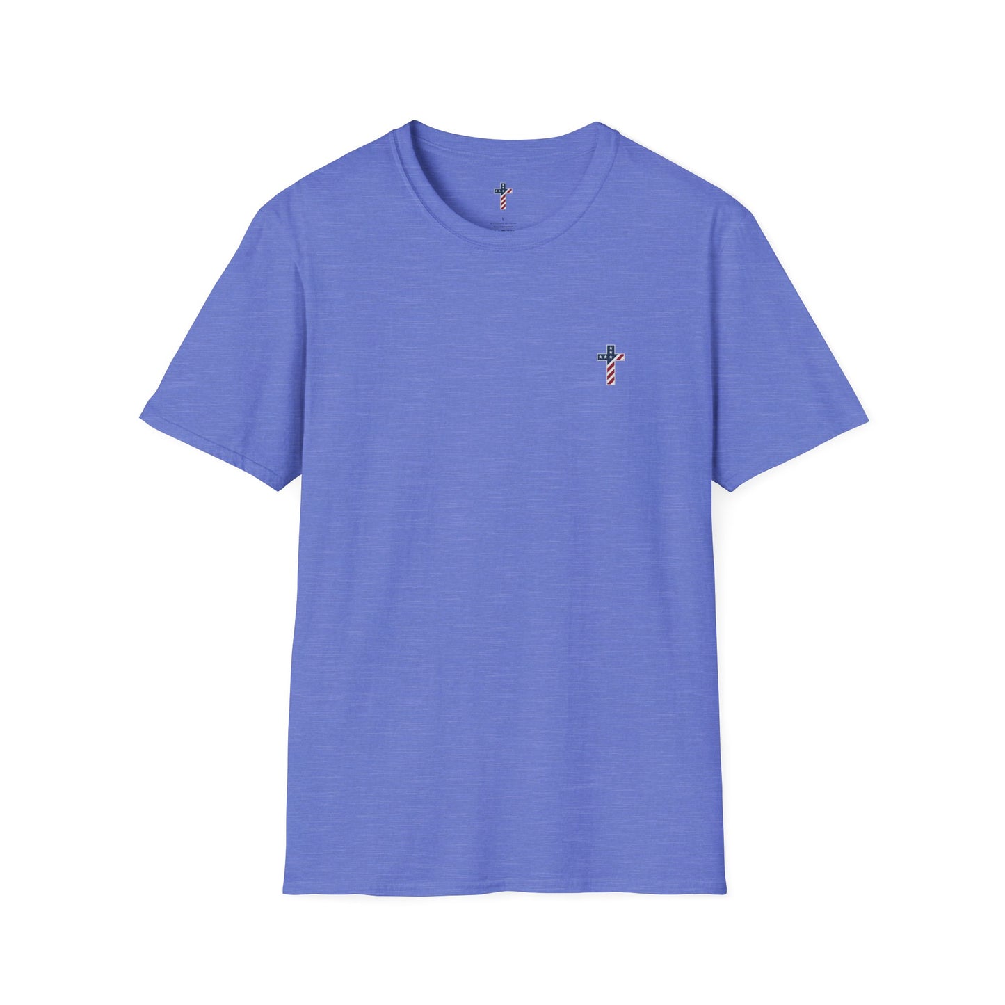 One Cross. One Nation, under God. Unisex Softstyle T-Shirt (no writing on back)