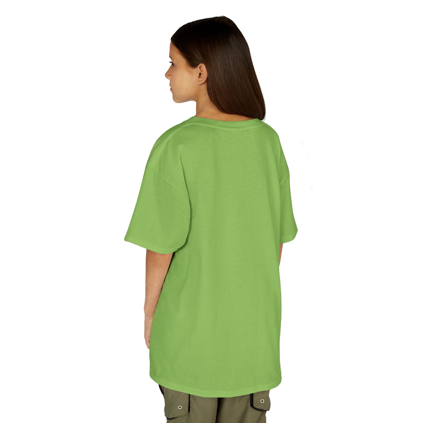 Kids Simple Christian T-Shirt with Black Cross (Gildan Product)
