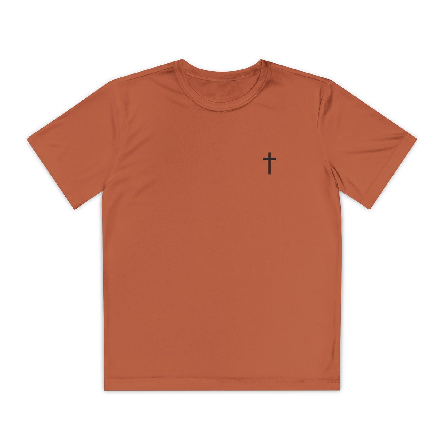 Youth Sport-Tek Tee with Black Cross
