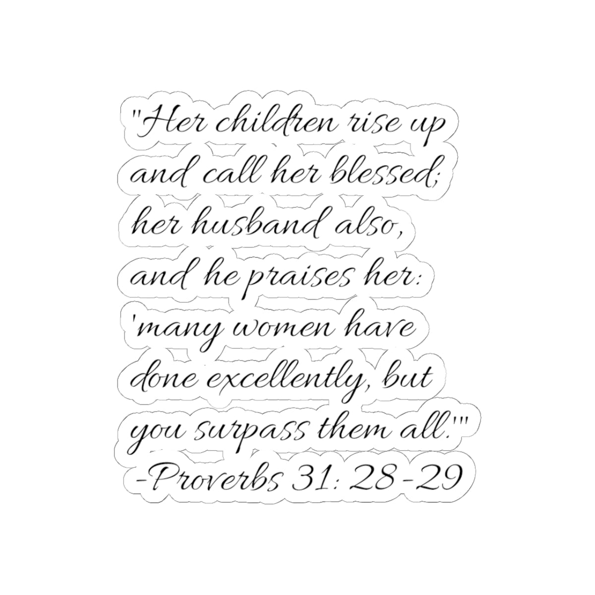 Mothers Day Kiss-Cut Sticker