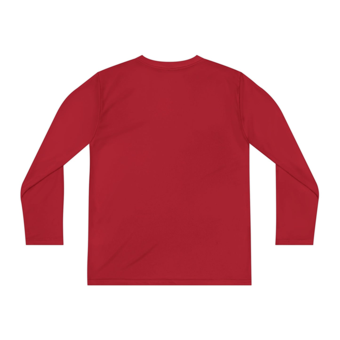 Youth long sleeve Sport-Tek with White Cross