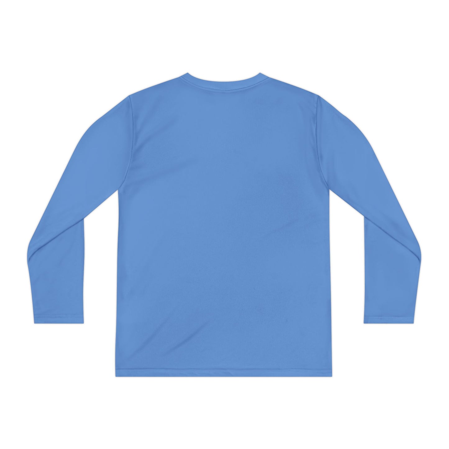 Youth Long Sleeve 100% Moisture-Wicking Shirt with White Cross