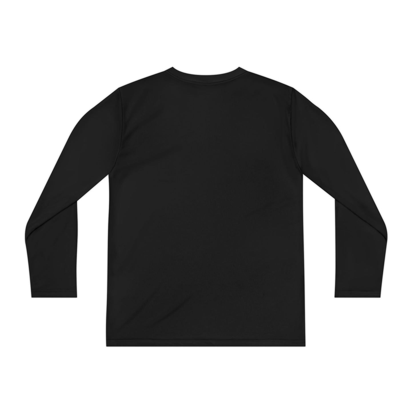Youth Long Sleeve 100% Moisture-Wicking Shirt with White Cross