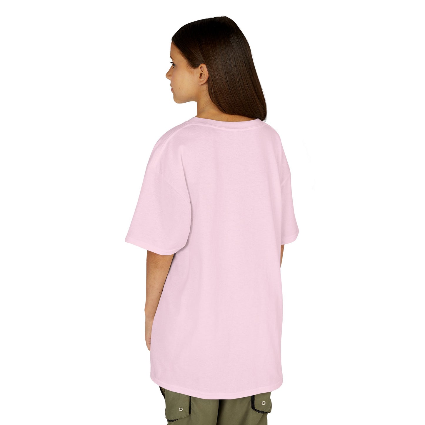 Kids Simple Christian T-Shirt with Black Cross (Gildan Product)