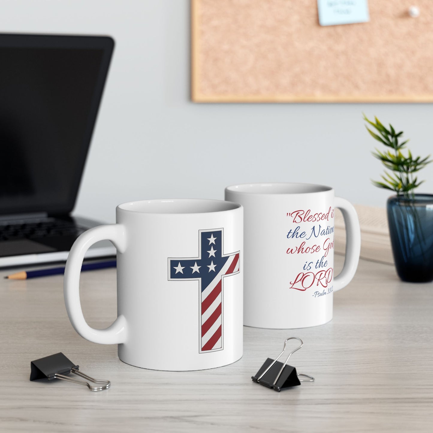 God Bless America Mug, (11oz, 15oz)
