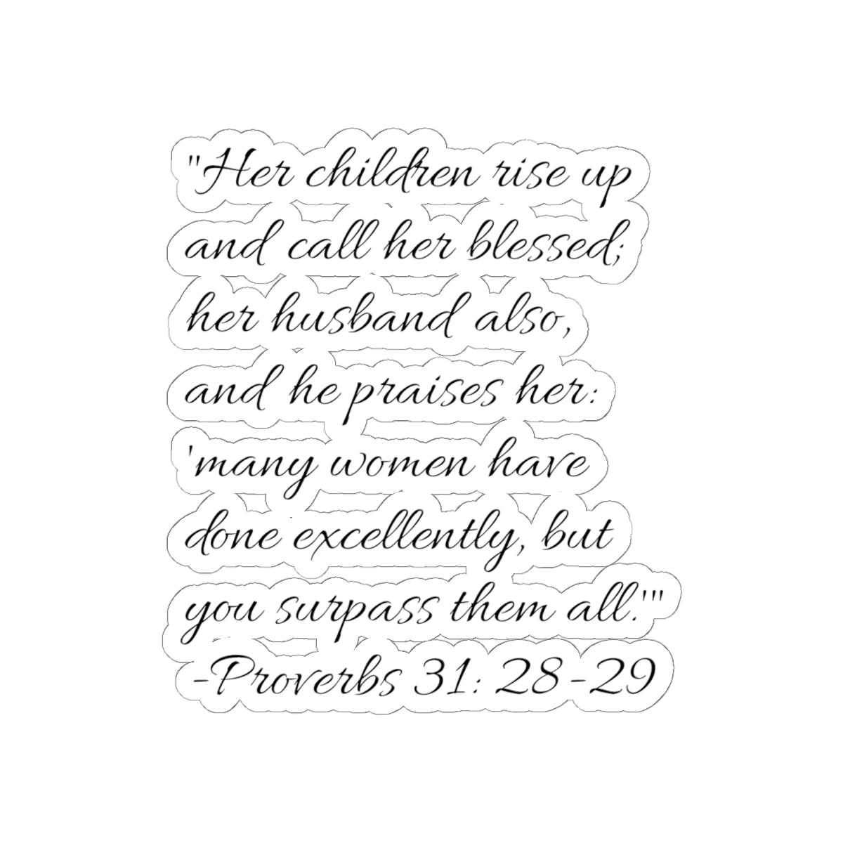 Mothers Day Kiss-Cut Sticker