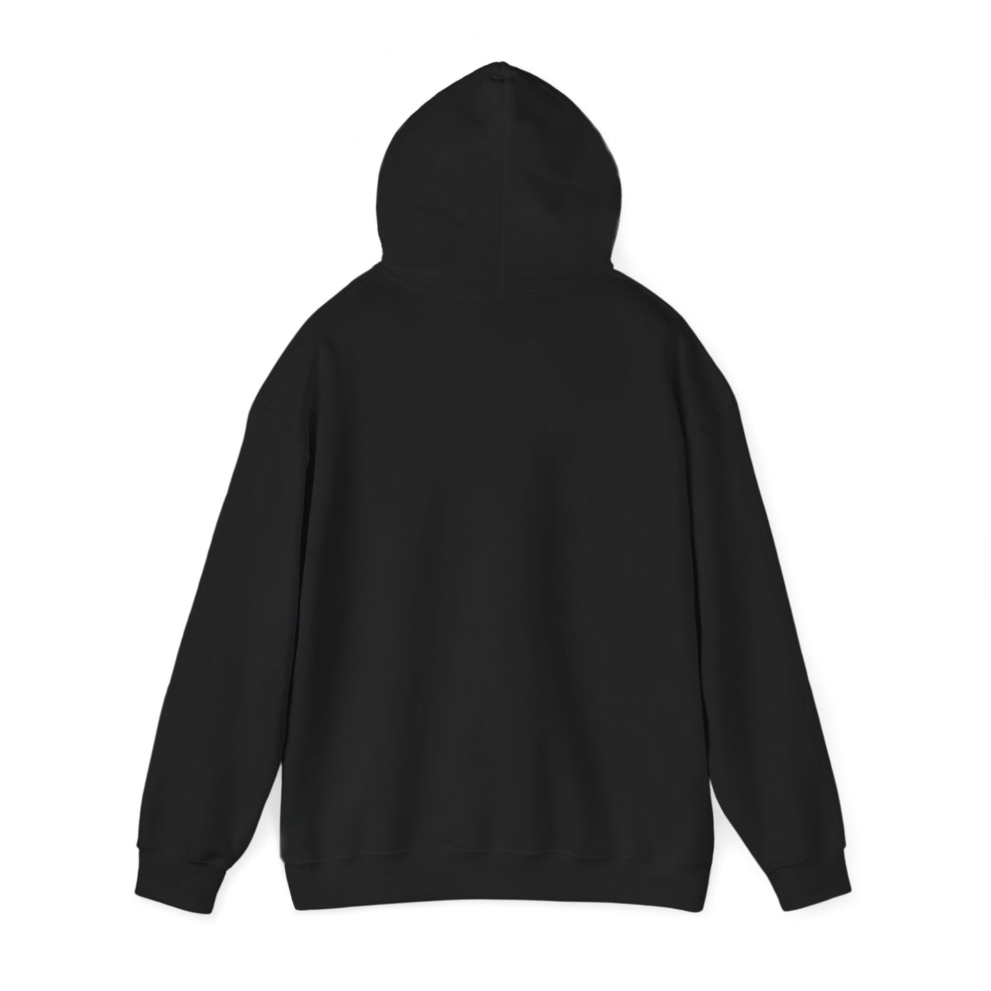 Unisex Christian Hooded Sweatshirt with White Cross (Gildan Product)