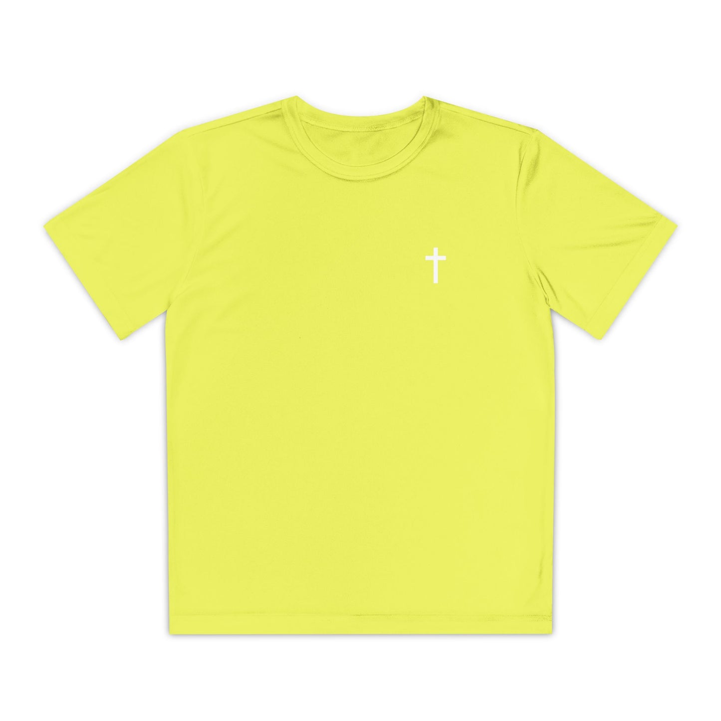 Youth Sport-Tek Tee with White Cross