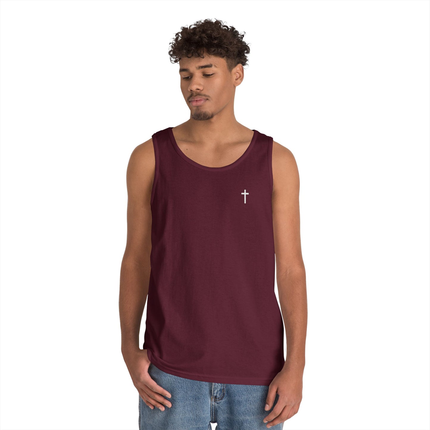 "With God all things are possible" motivational Tank