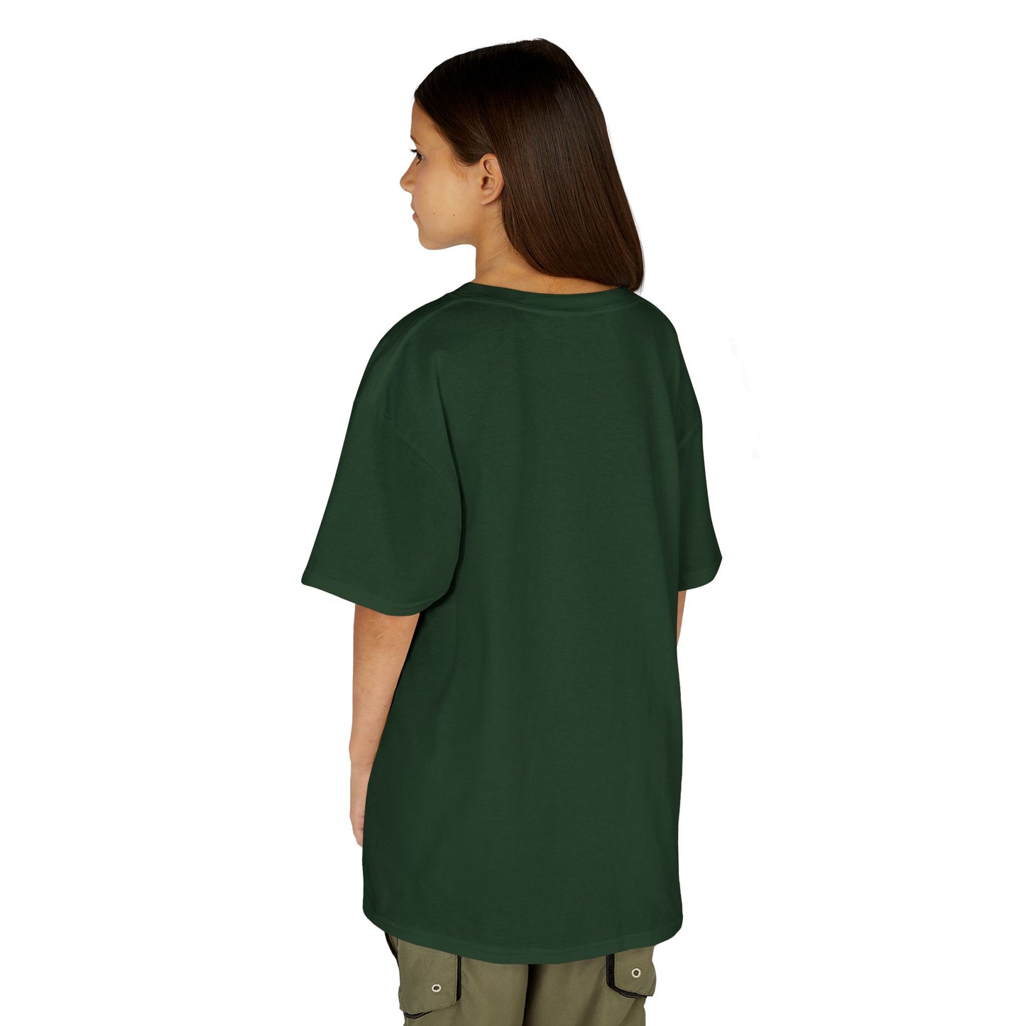 Kids Simple Christian T-Shirt with Black Cross (Gildan Product)