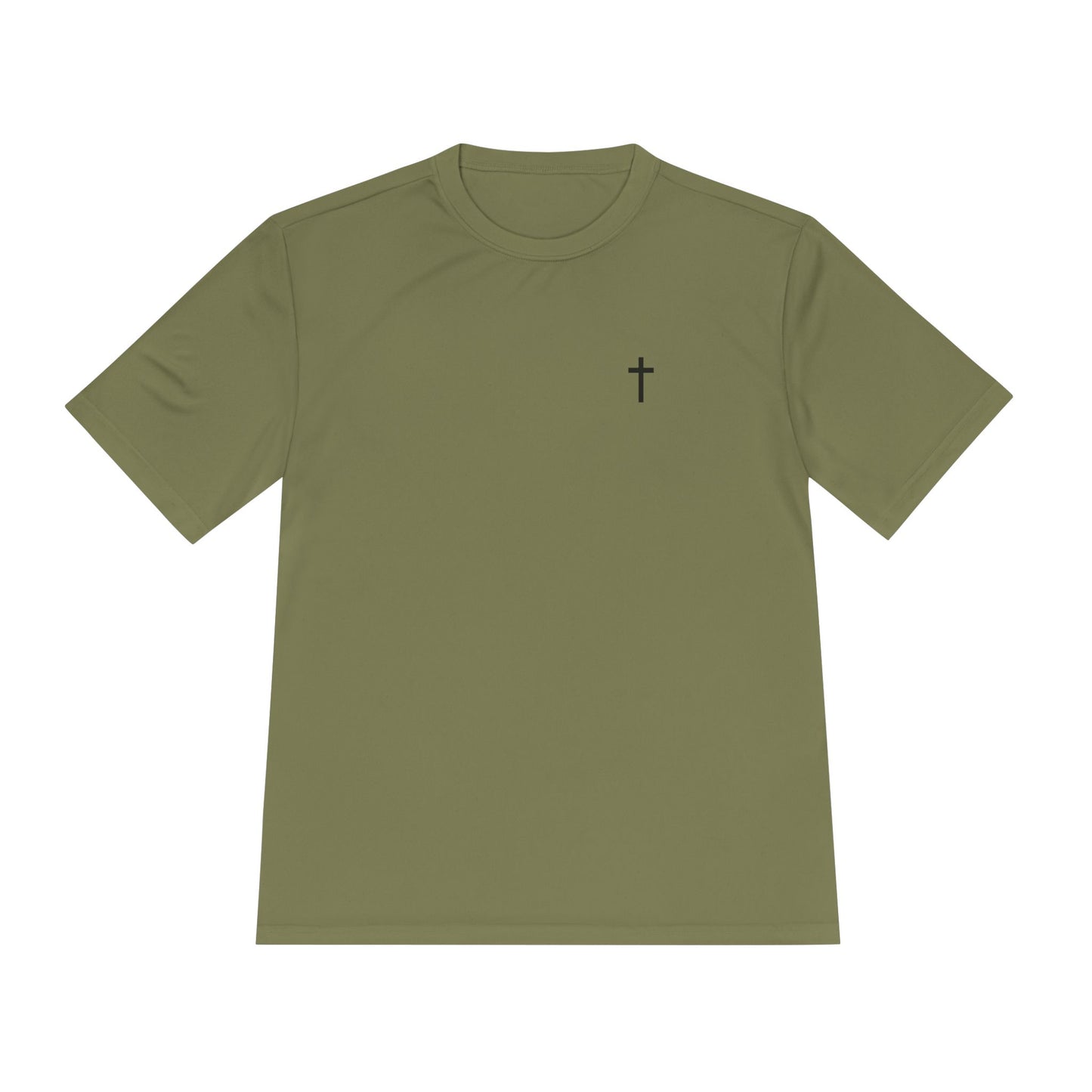 Unisex Sport-Tek Tee with Black Cross