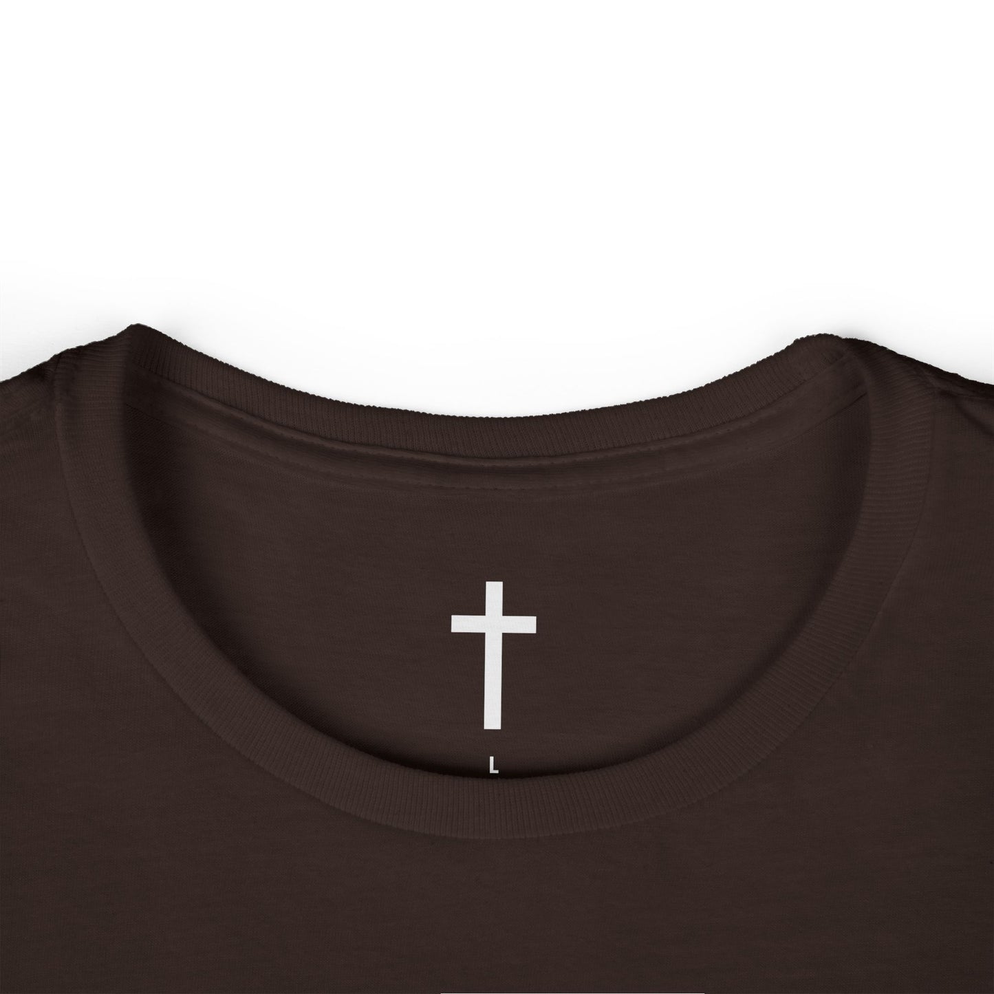 Women's Softstyle Tee with White Cross