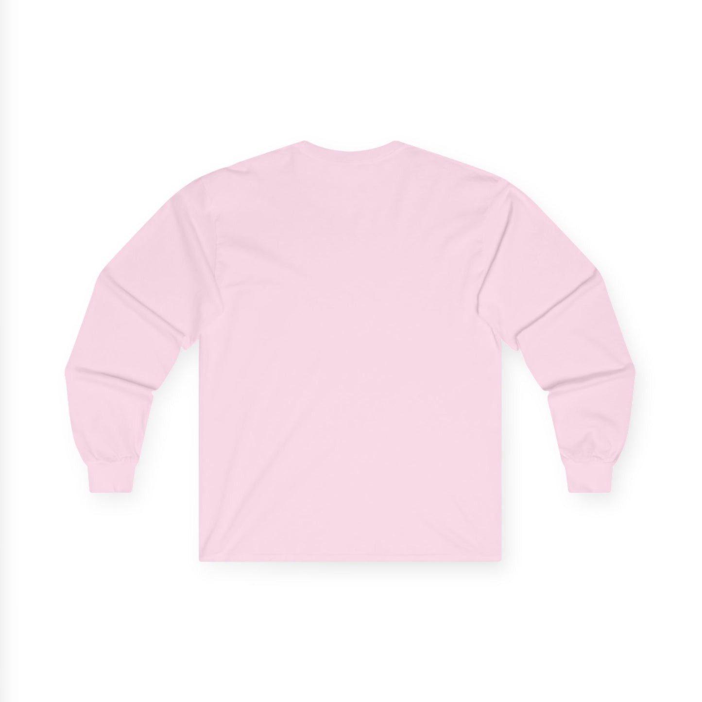 Unisex 100% Cotton Long Sleeve with White Cross (Gildan Product)