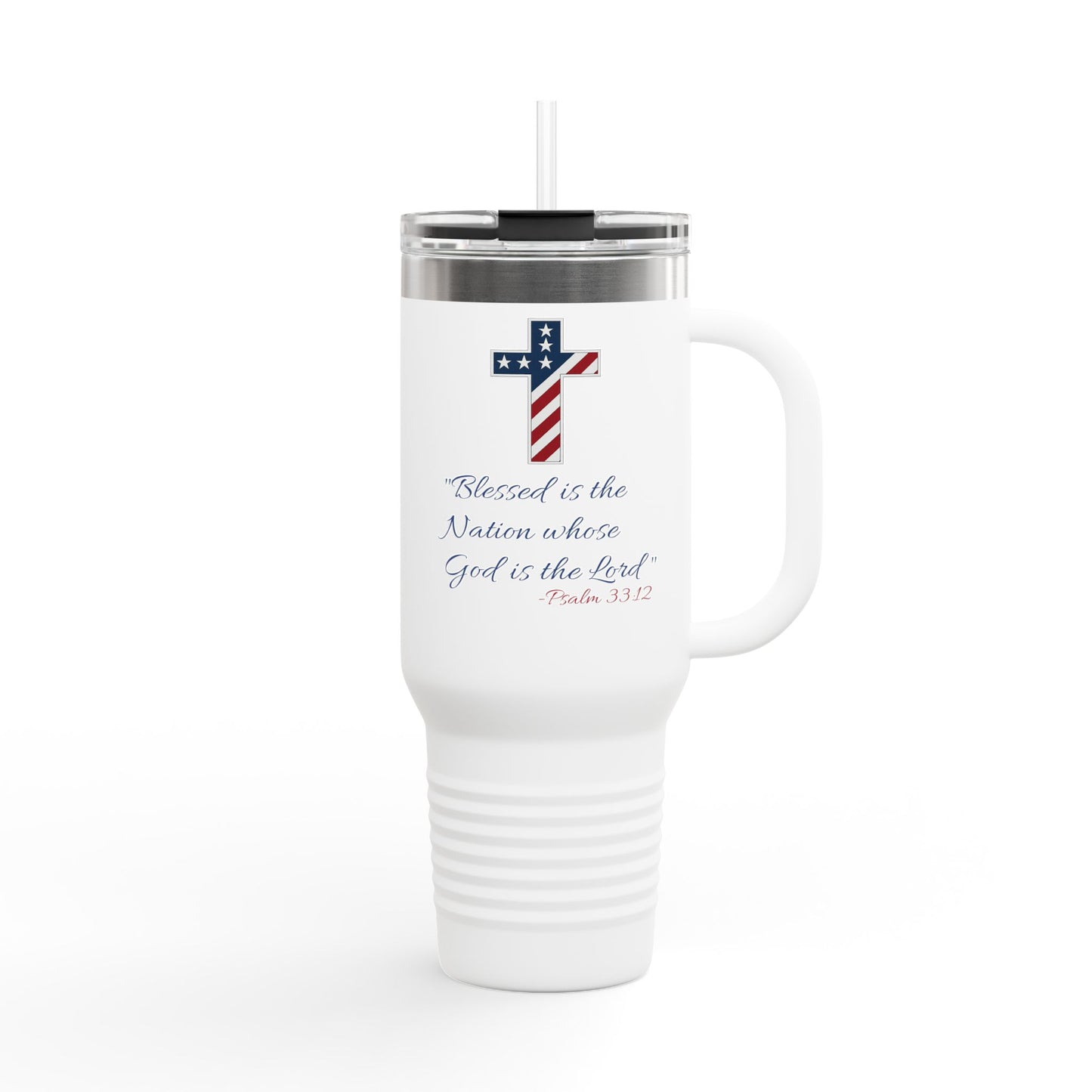 God Bless America Insulated Travel Mug, 40oz