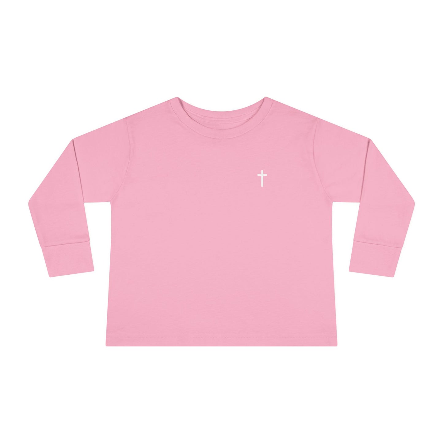 Toddler Long Sleeve Tee with White Cross