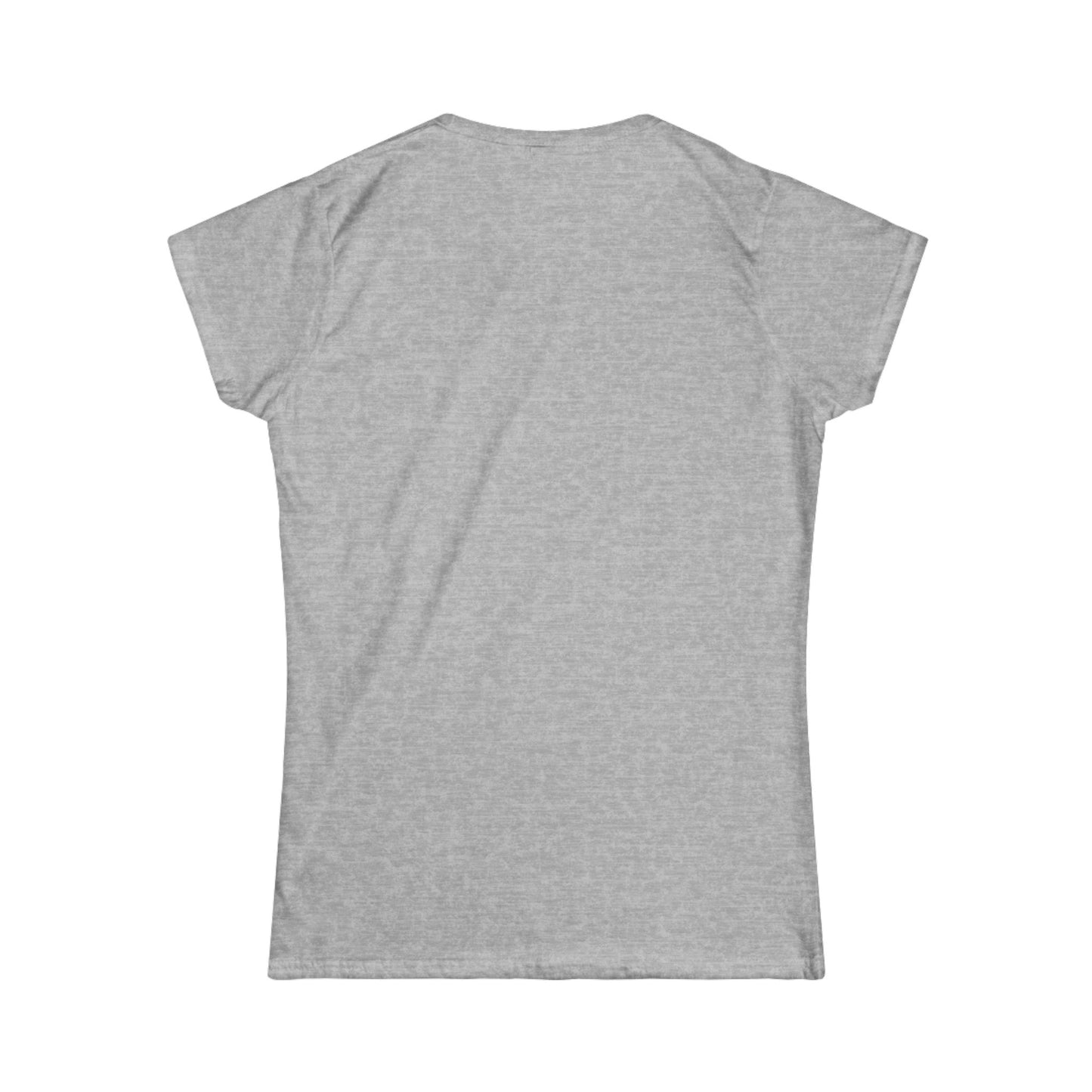 Women's Softstyle Tee with Black Cross