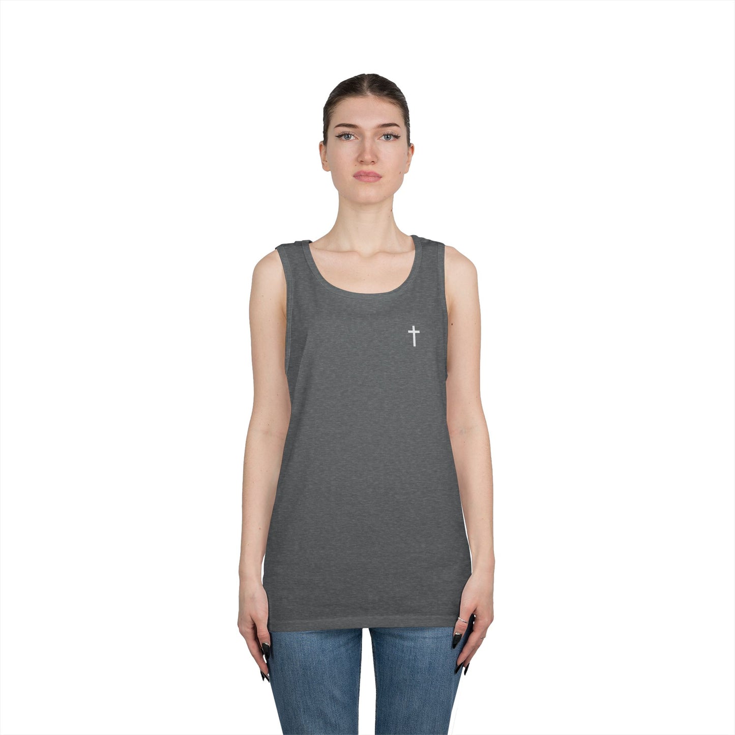 "With God all things are possible" motivational Tank