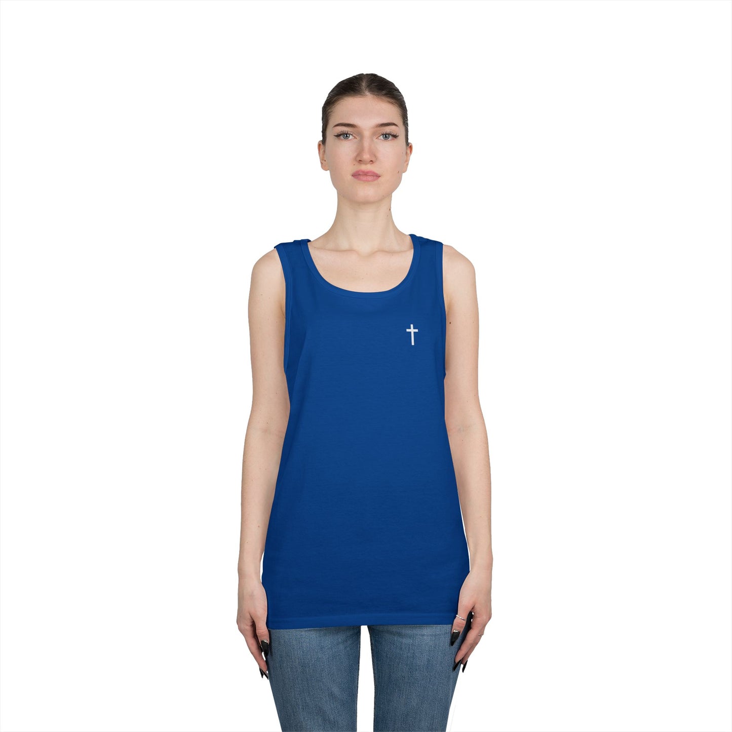 "With God all things are possible" motivational Tank