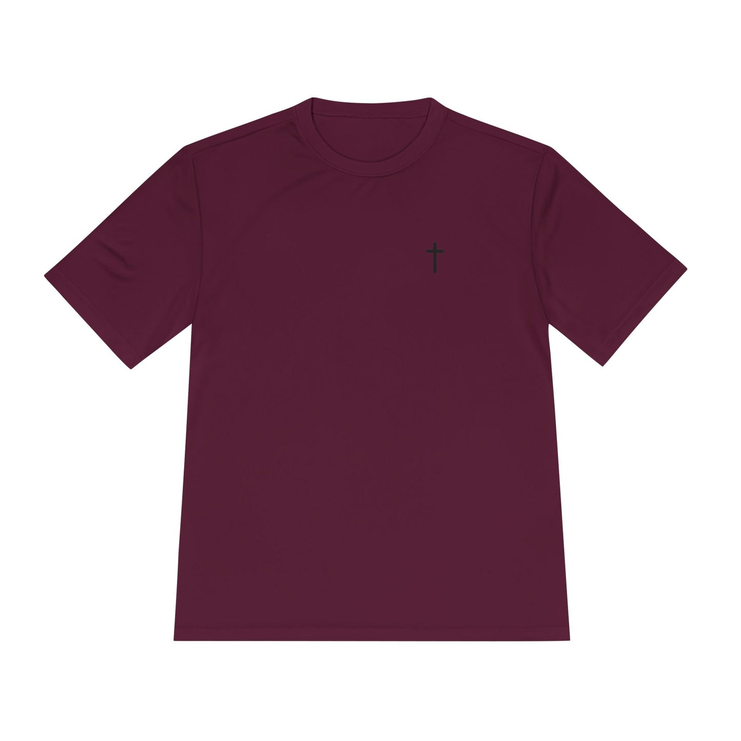 Unisex Sport-Tek Tee with Black Cross