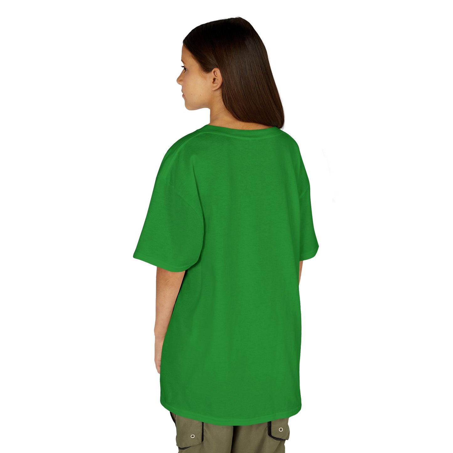 Kids Simple Christian T-Shirt with Black Cross (Gildan Product)