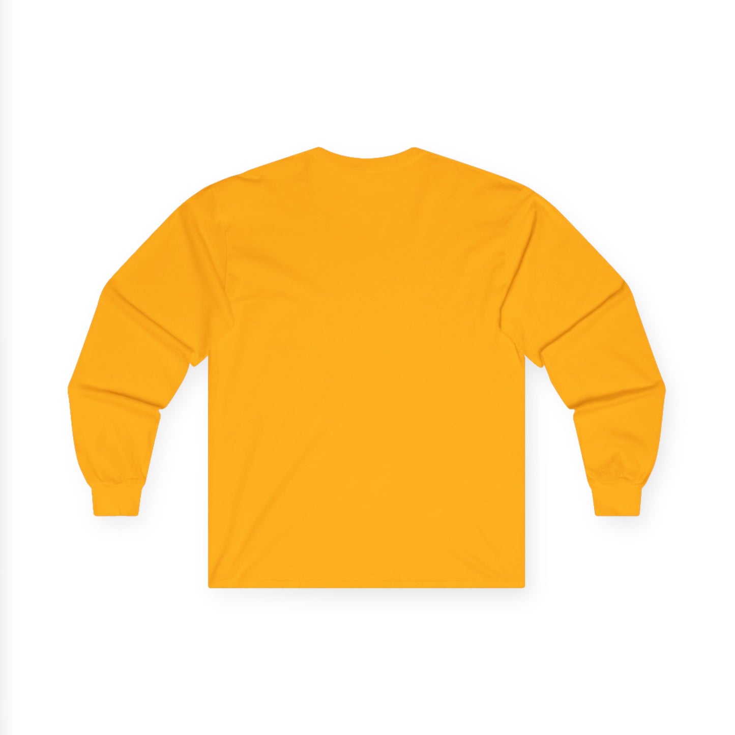Unisex 100% Cotton Long Sleeve Tee with Black Cross