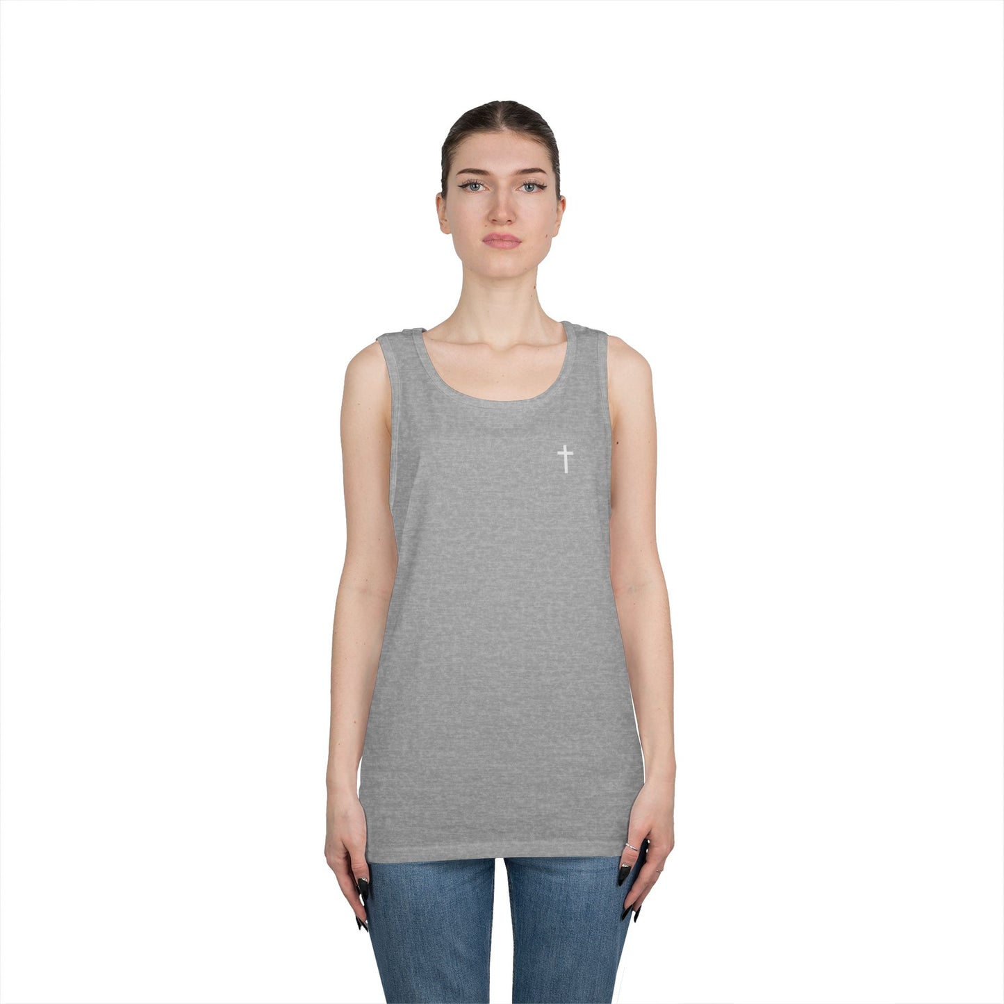 "With God all things are possible" motivational Tank