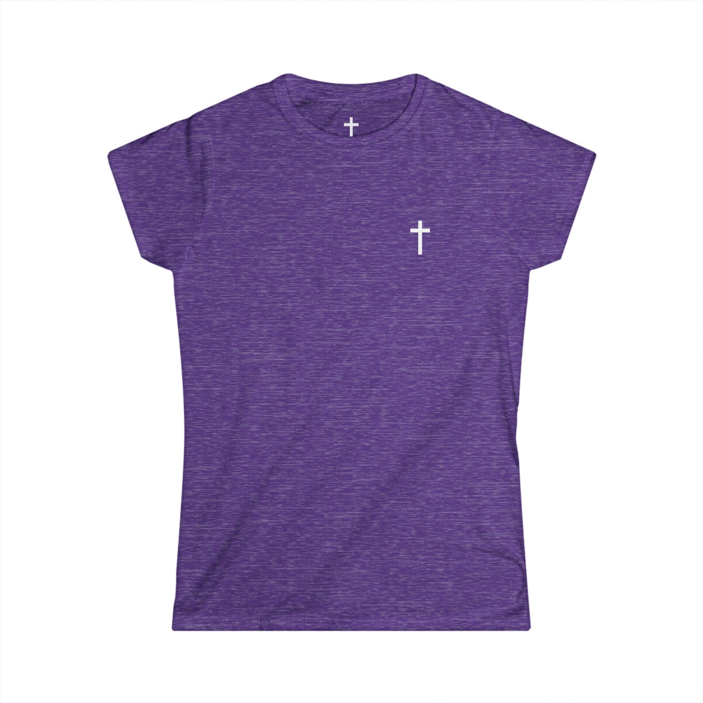 Women's Softstyle Tee with White Cross
