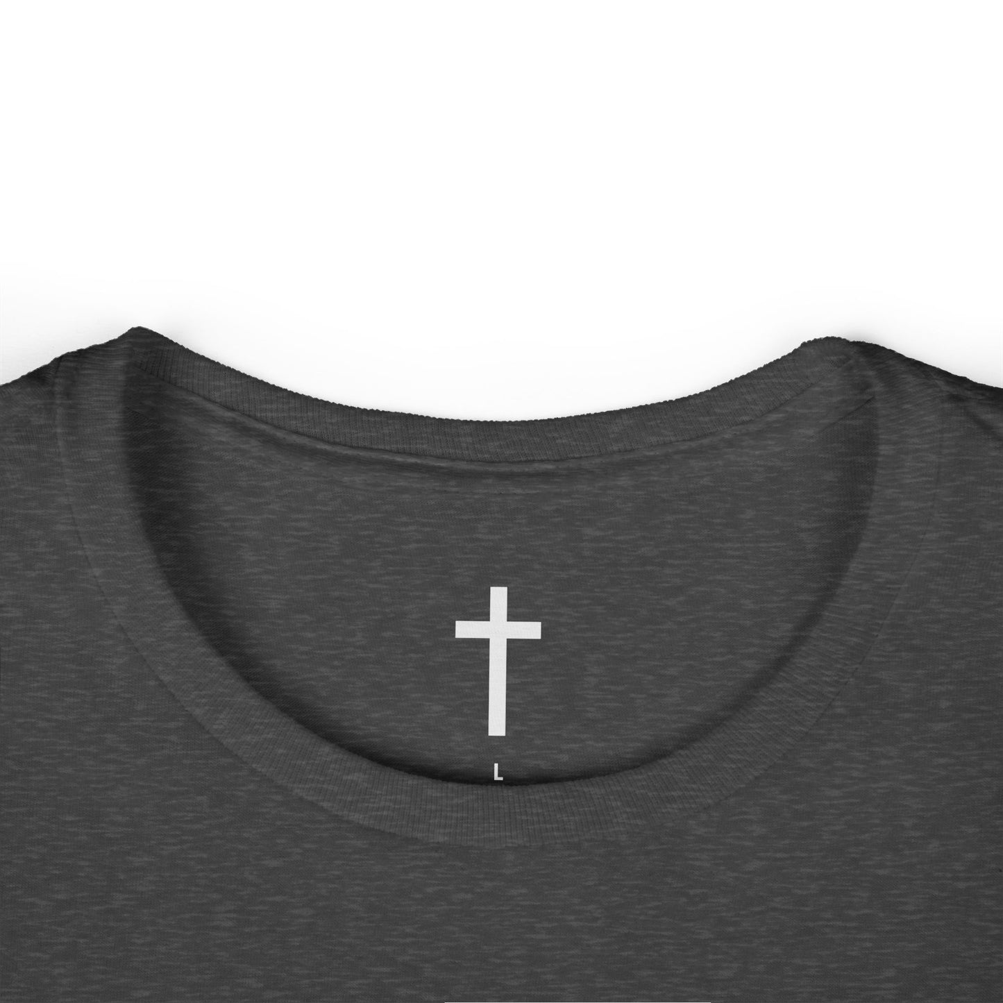 Women's Softstyle Tee with White Cross