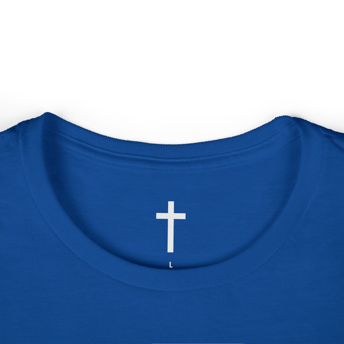 Women's Softstyle Tee with White Cross