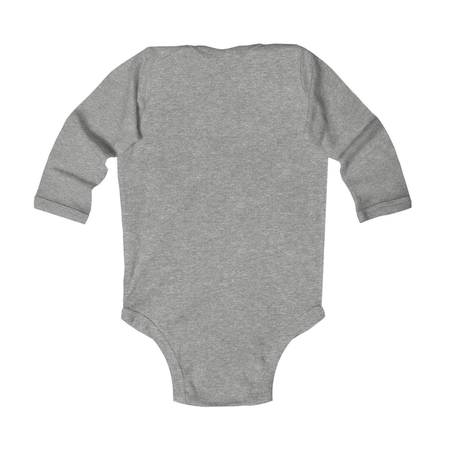 Infant Long Sleeve Onesie with White Cross
