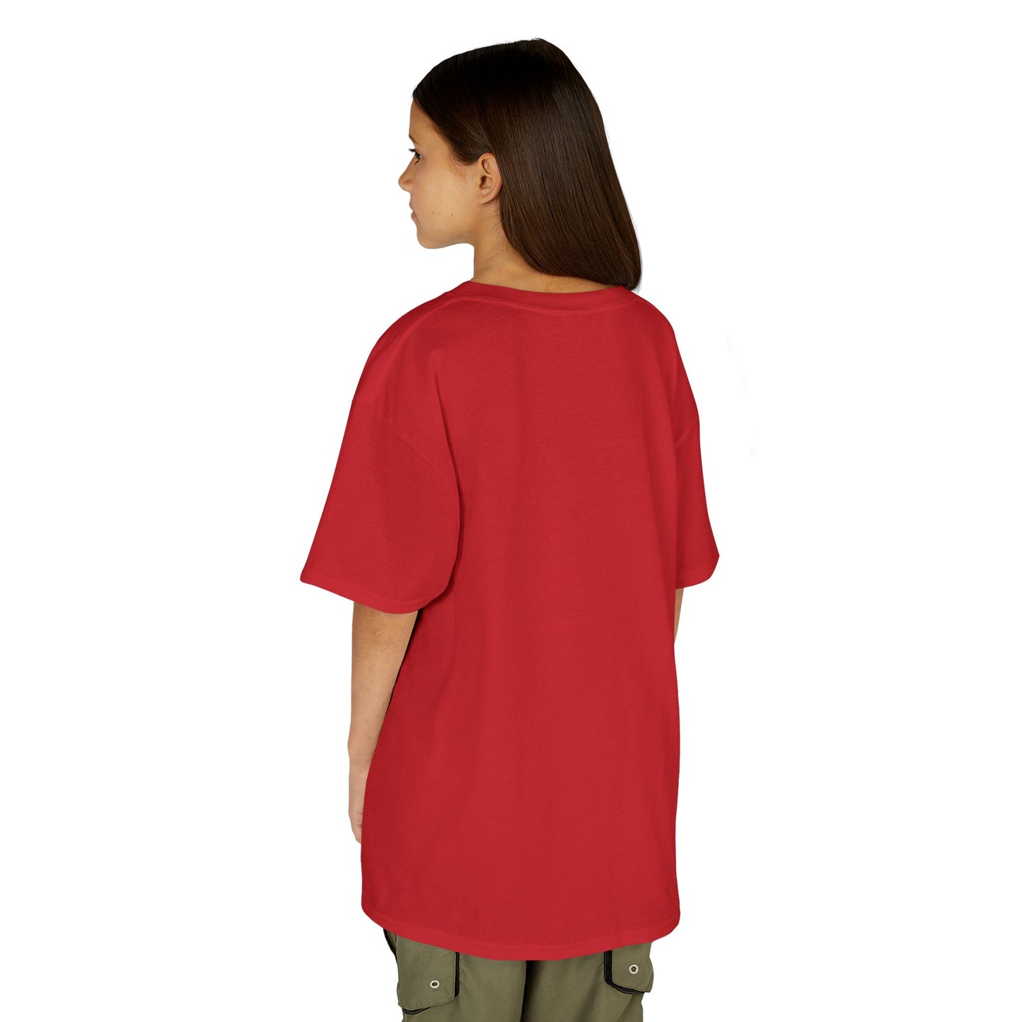 Kids Simple Christian T-Shirt with Black Cross (Gildan Product)