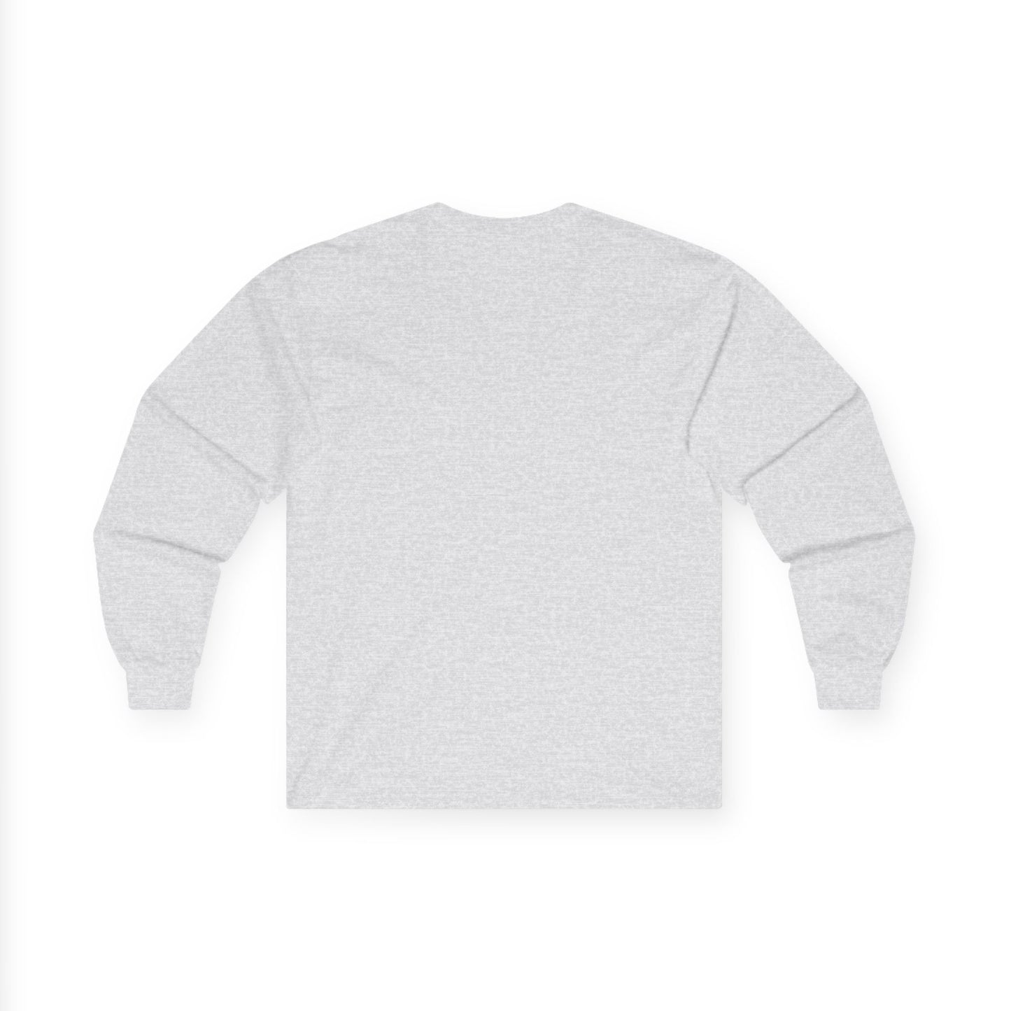 Unisex 100% Cotton Long Sleeve with White Cross (Gildan Product)