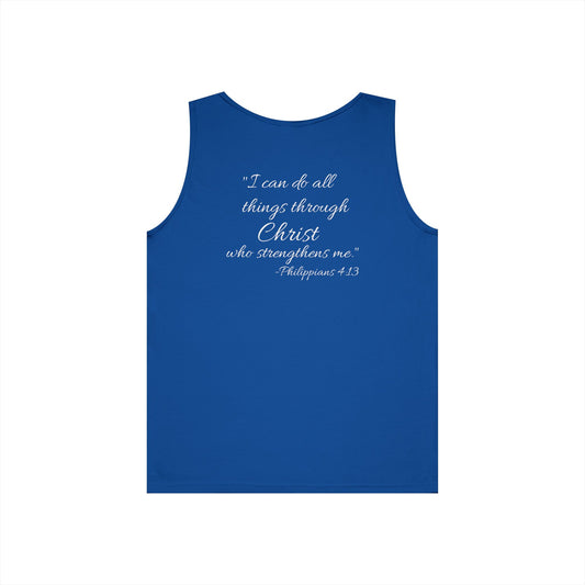"I can do all things through Christ who strengthens me" motivational Tank