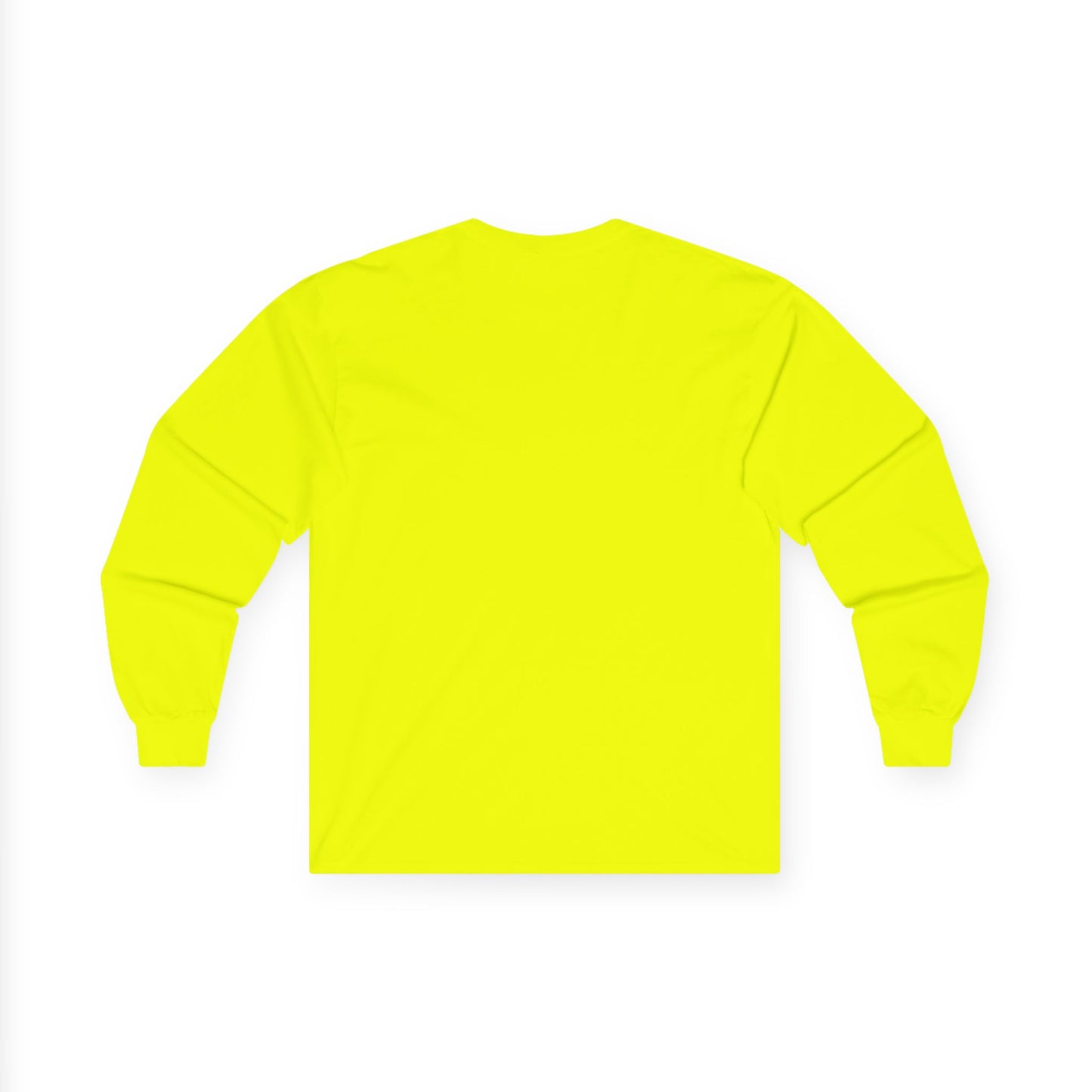 Unisex 100% Cotton Long Sleeve Tee with Black Cross