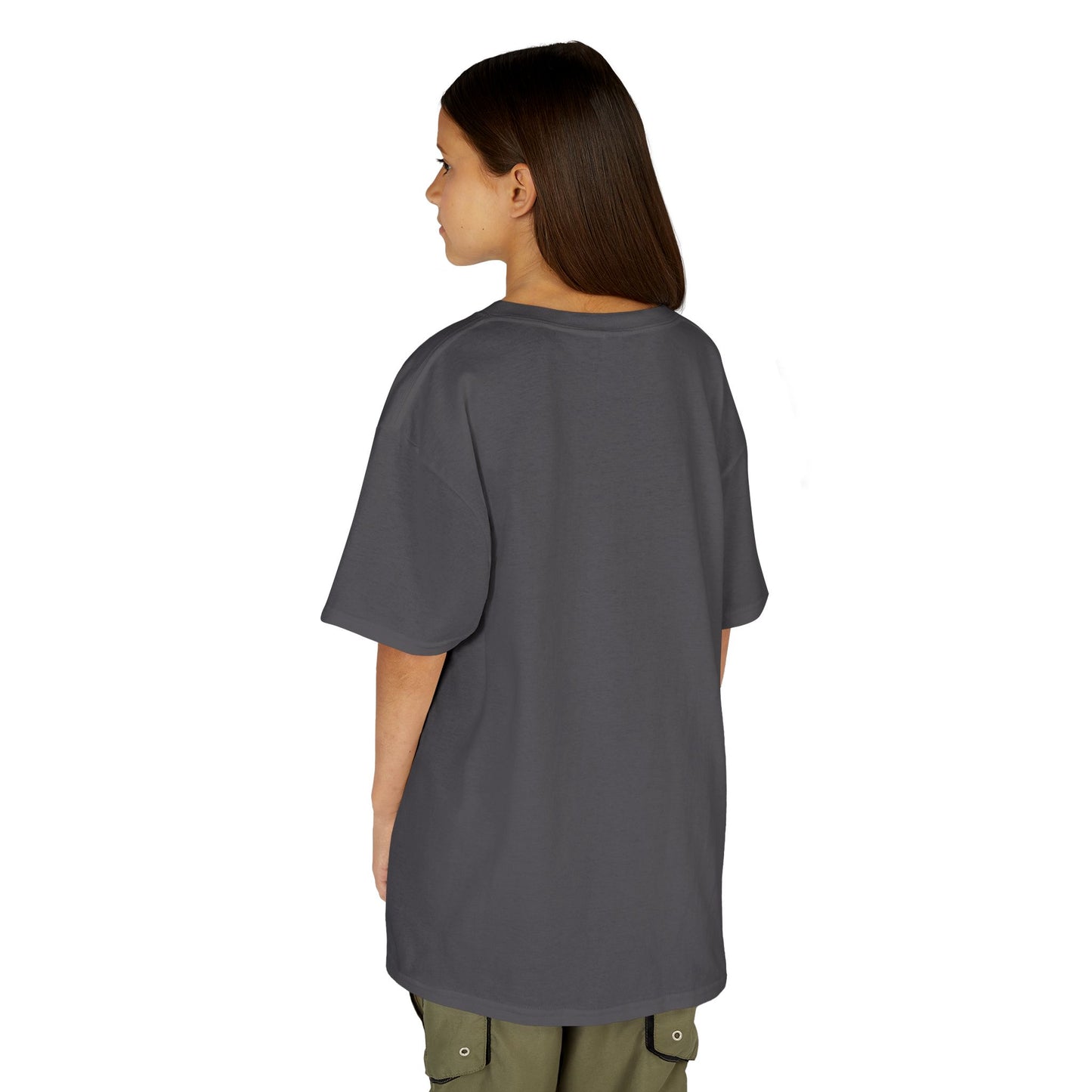 Kids Simple Christian T-Shirt with Black Cross (Gildan Product)