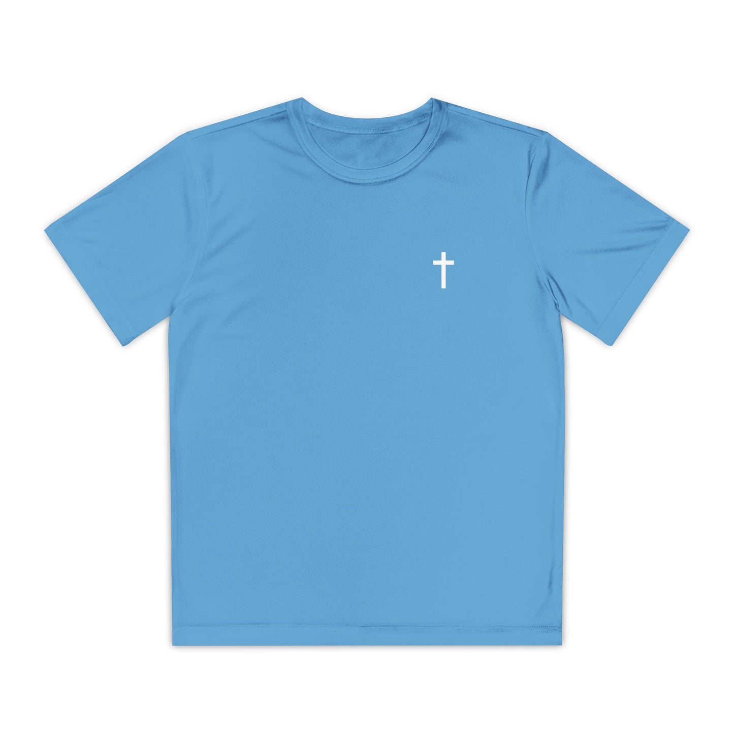 Youth Sport-Tek Tee with White Cross