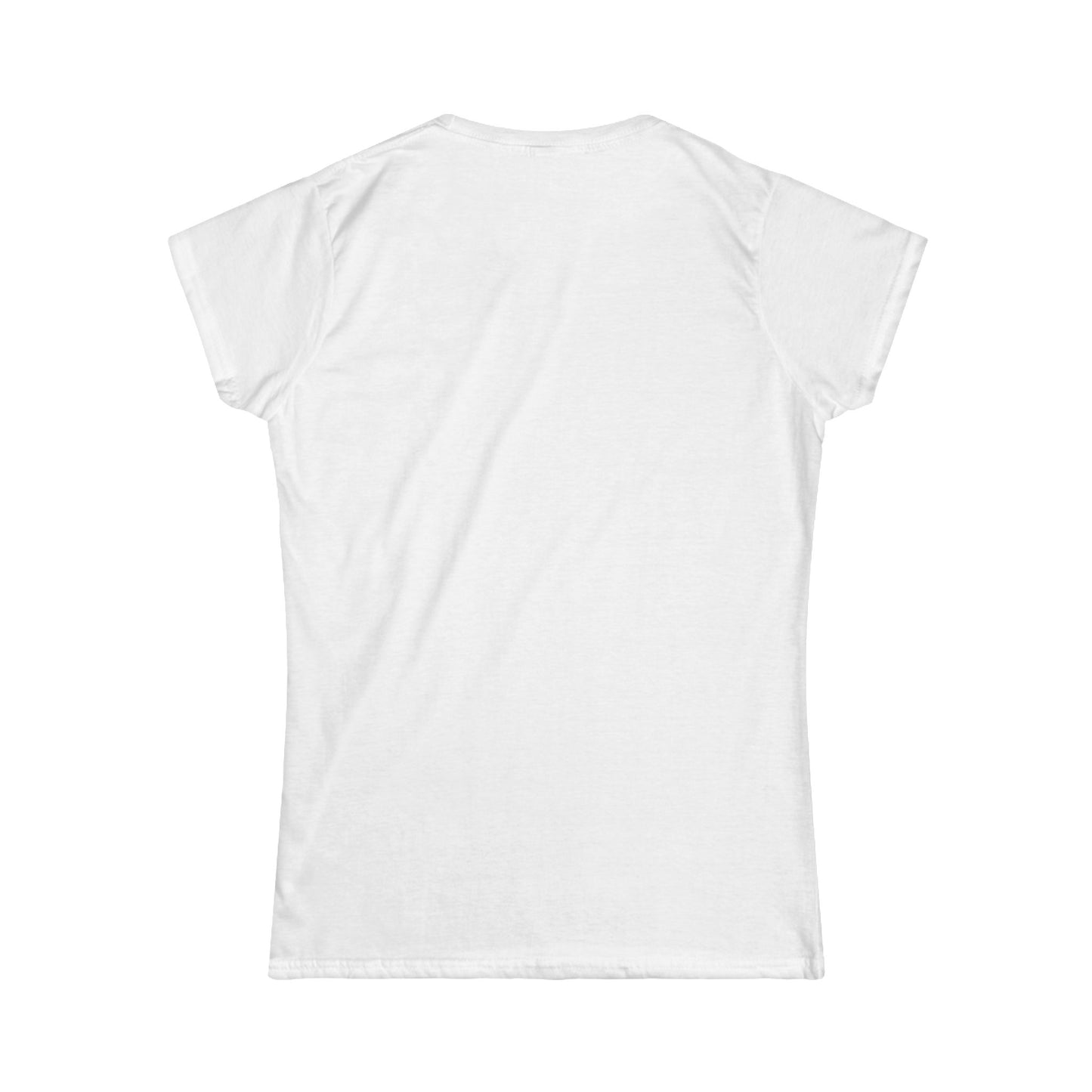 Women's Softstyle Tee with Black Cross