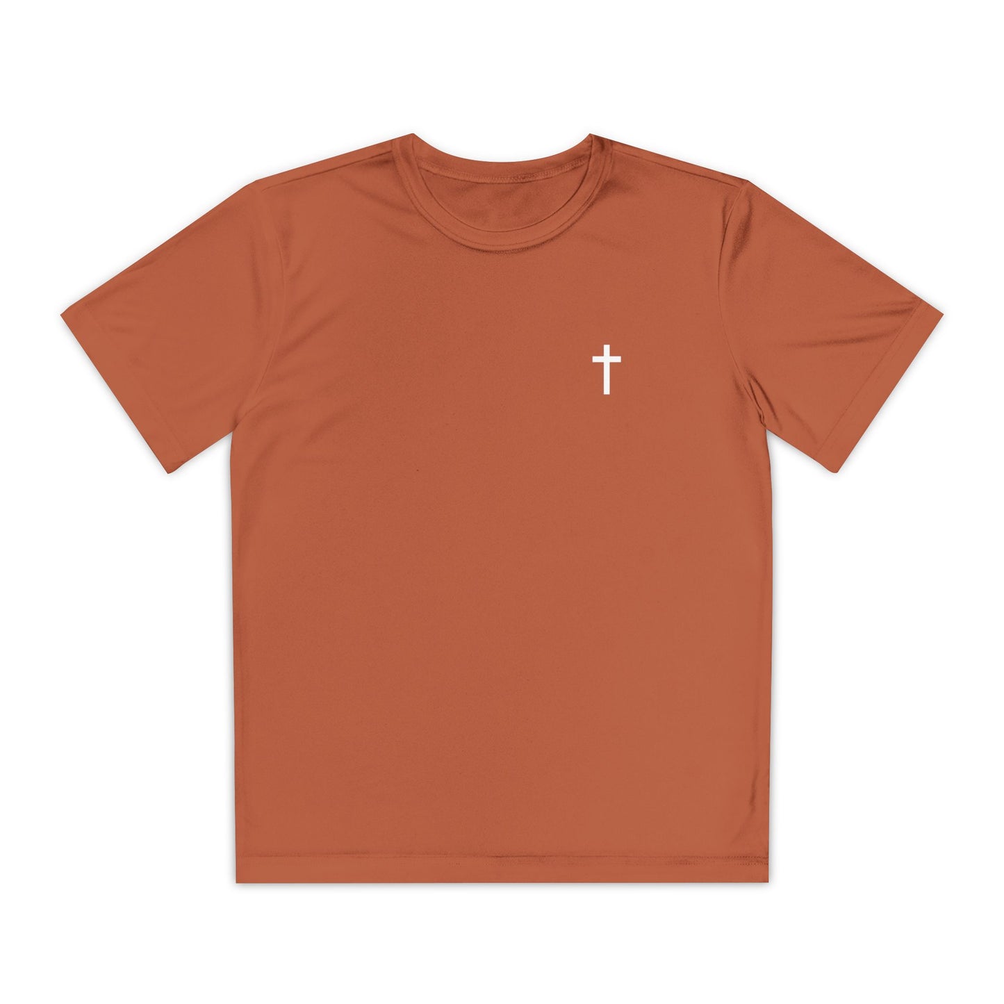 Youth Sport-Tek Tee with White Cross