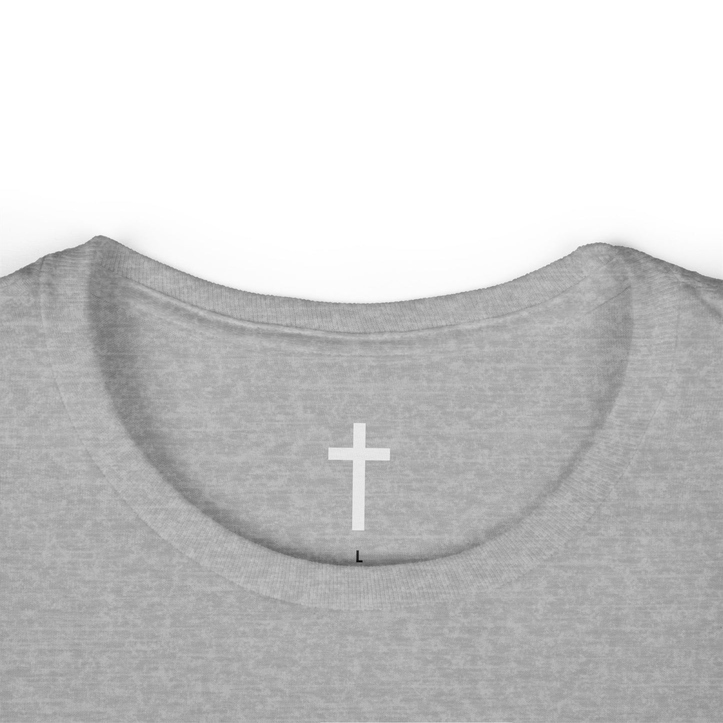 Women's Softstyle Tee with White Cross