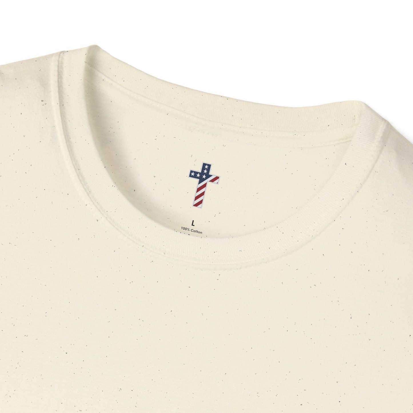 One Cross. One Nation, under God. Unisex Softstyle T-Shirt (no writing on back)