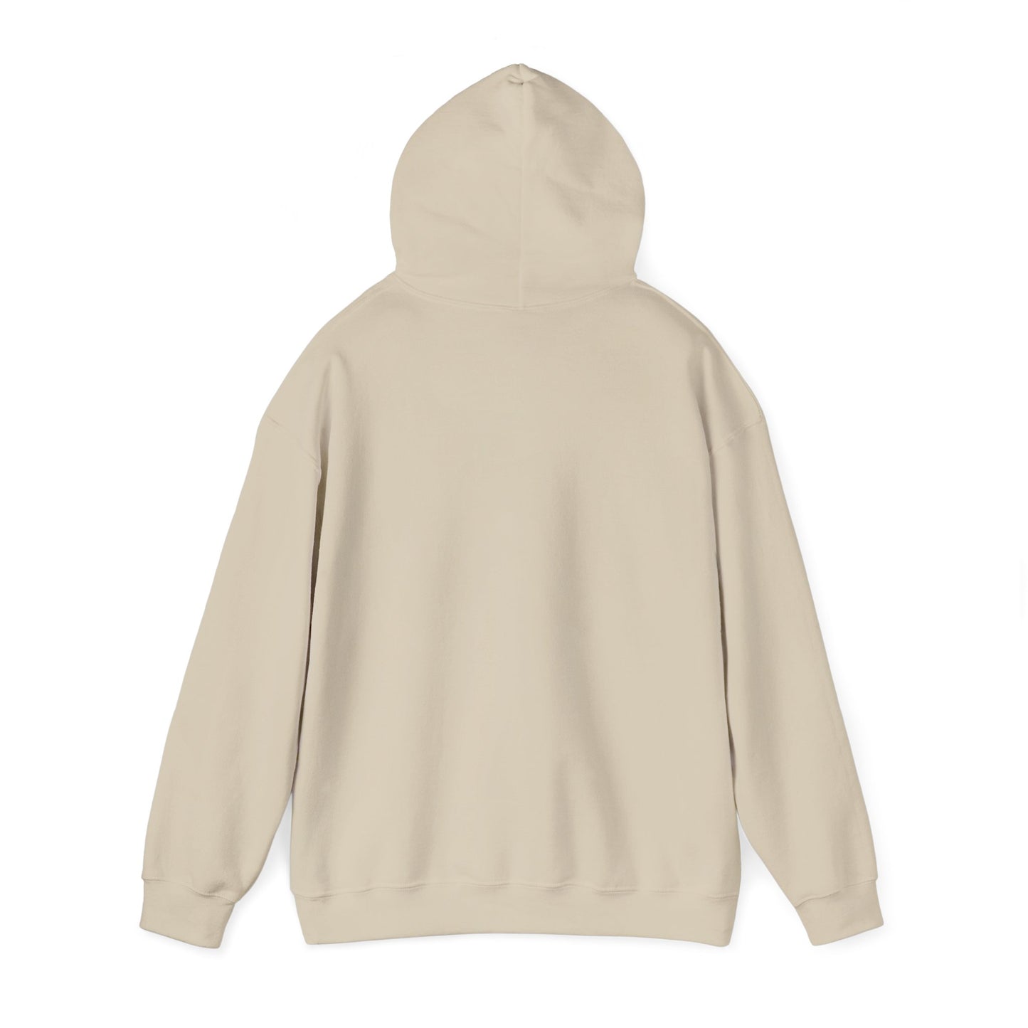 Unisex Christian Hooded Sweatshirt with White Cross (Gildan Product)