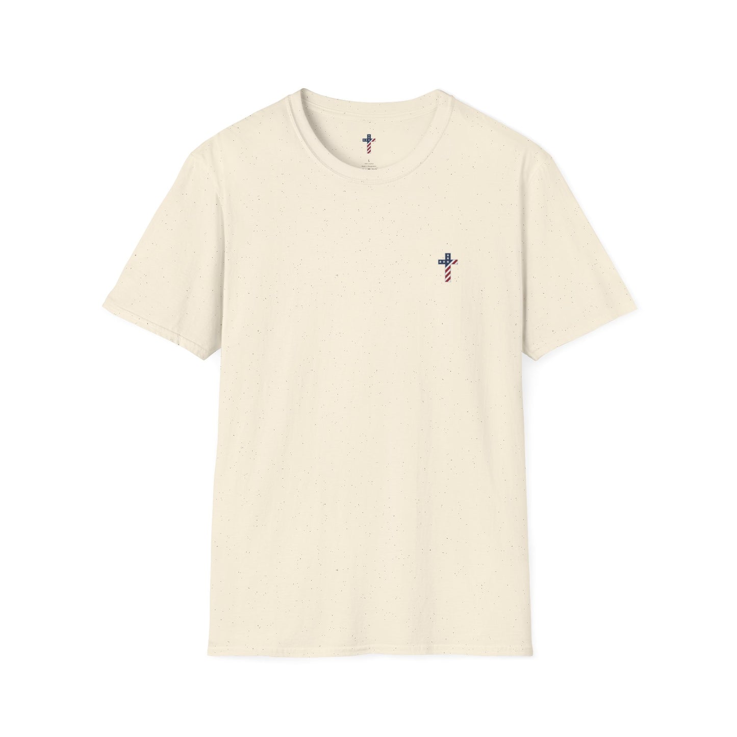 One Cross. One Nation, under God. Unisex Softstyle T-Shirt (no writing on back)