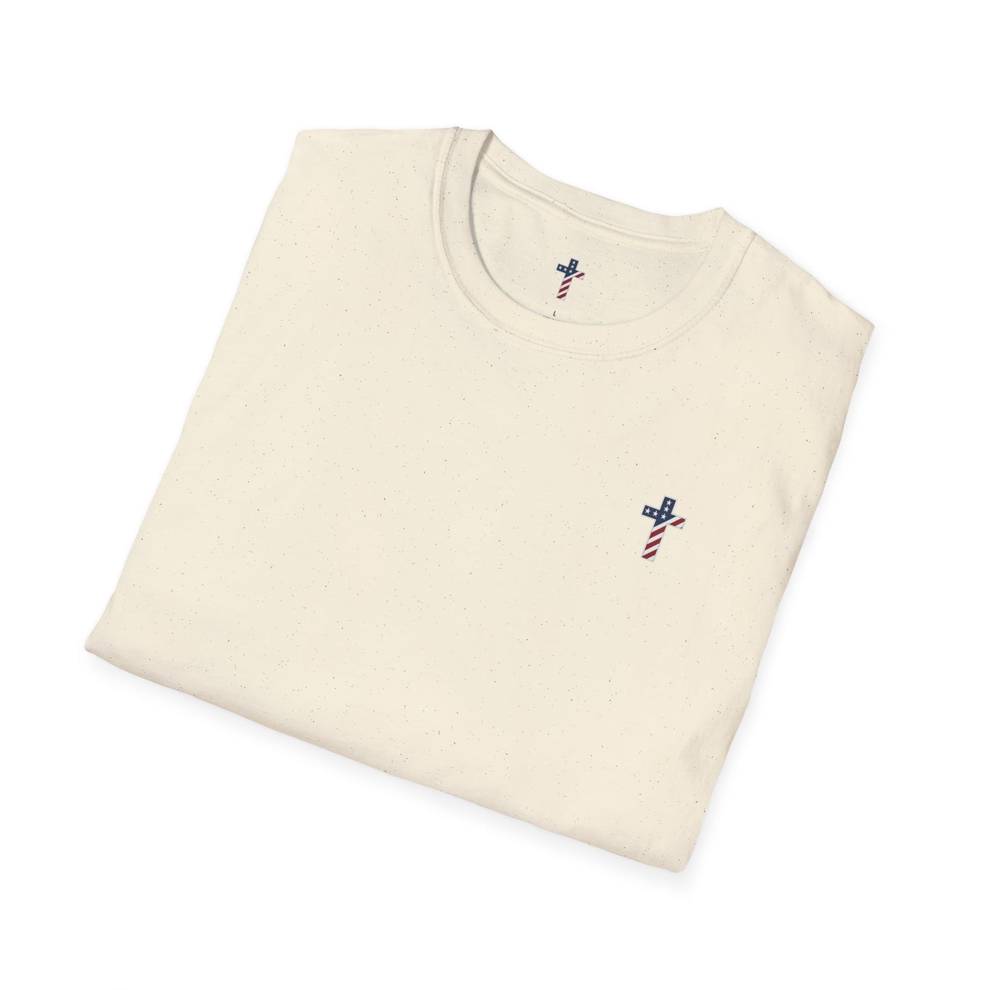 One Cross. One Nation, under God. Unisex Softstyle T-Shirt (no writing on back)