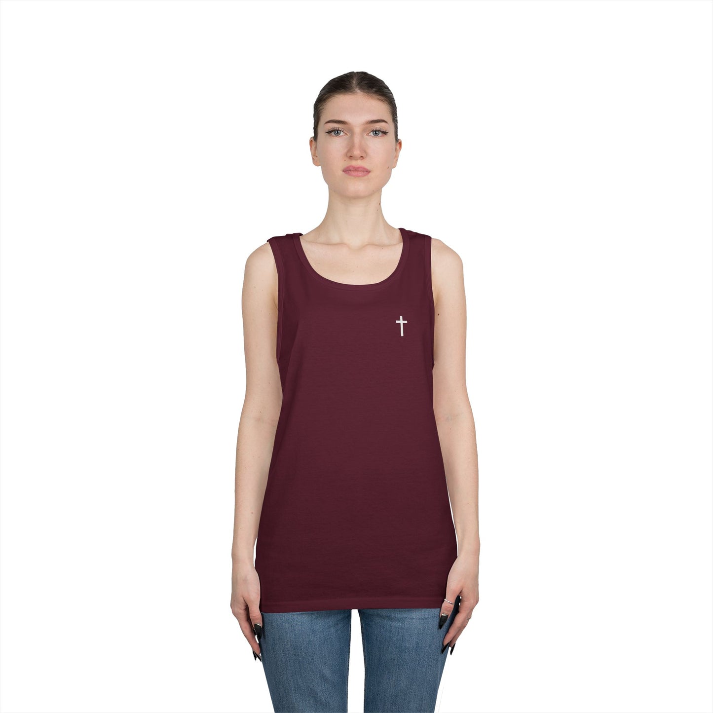 "With God all things are possible" motivational Tank